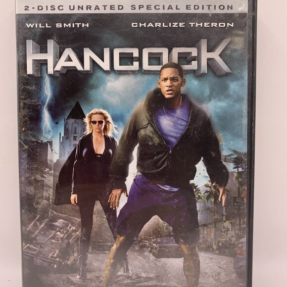 Hancock (Two-Disc Unrated Special Edition) DVD Movie Columbia Widescreen - Picture 1 of 5